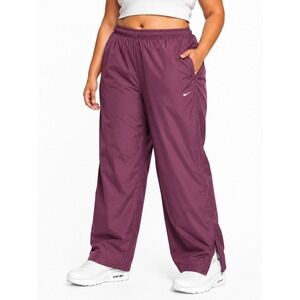 Nike Women Windbreaker Pants Mauve XXL Athletic Lightweight Full Length